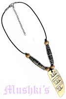 Bone Pendant necklace - click here for large view